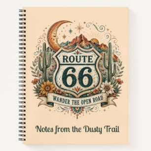 Vintage Desert Adventure Travel Journal