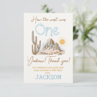 Vintage Desert Western Wild West 1st Birthday