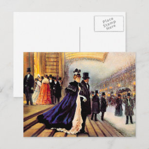 Vintage Design Customizable Christmas Postcards