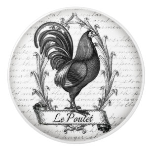 Vintage Design Door or Drawer Handles Ceramic Knob