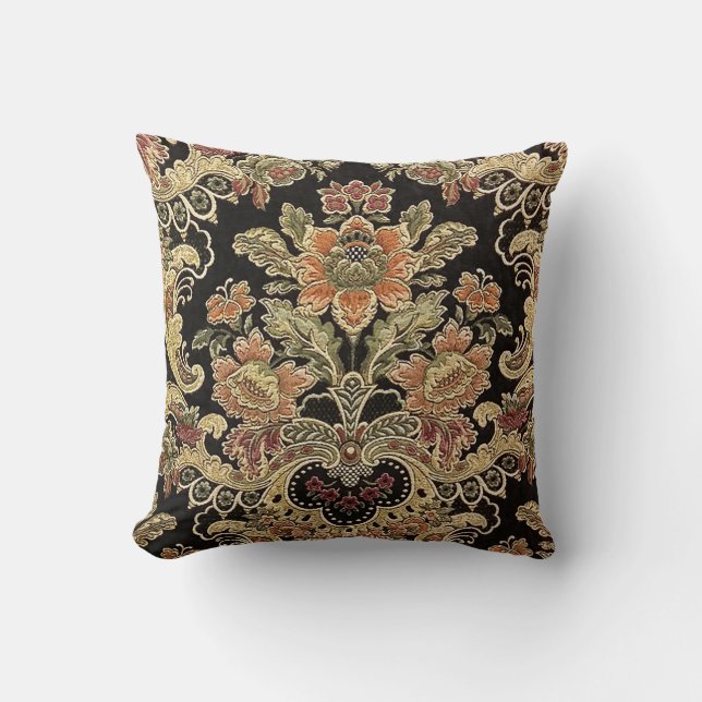 Vintage Design Floral Pillow (Front)