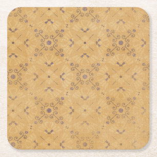 Vintage Design Square Paper Coaster
