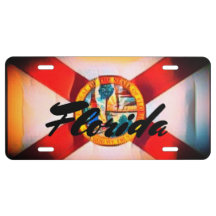 Vintage Design State of Florida Flag