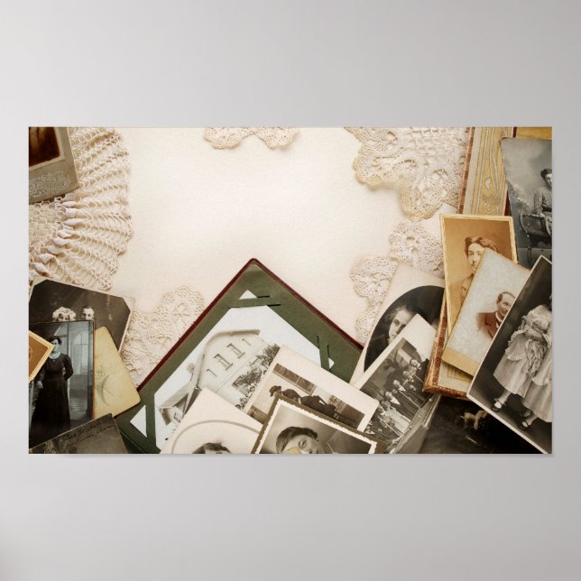 Vintage Desk Poster (Front)