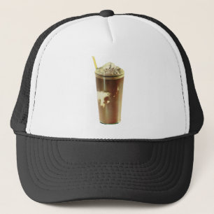 Vintage Dessert, Chocolate Shake and Whipped Cream Trucker Hat