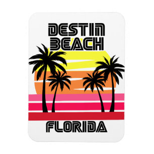 Vintage Destin Beach Florida Magnet