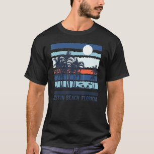 Vintage Destin Beach Florida Summer 80s Beach Souv T-Shirt
