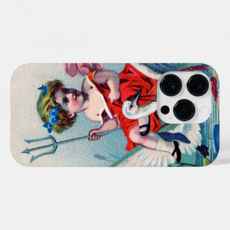 Vintage Devil Child & Swan Case-Mate iPhone 14 Pro Case
