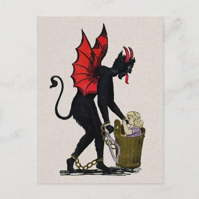Vintage Devil Postcard (Front)