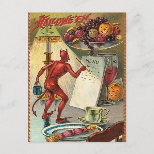 Vintage Devil Postcard (Front)