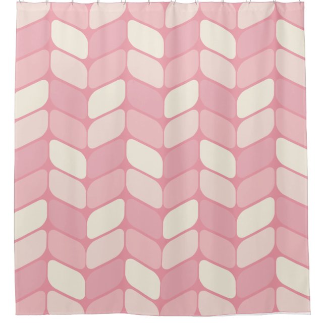 Vintage Diagonal Rectangles Pink Vanilla (Front)