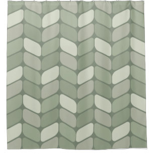 Vintage Diagonal Rectangles Sage Green