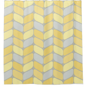 Vintage Diagonal Rectangles Yellow Grey