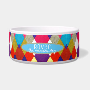 Vintage Diamond Pattern Personalized