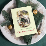 Vintage Dickens Ghost A Christmas Carol Party Invitation<br><div class="desc">A Vintage Christmas Party invitation card in honour of Charles Dickens and the Ghost of Christmas Present from A Christmas Carol. Including the famous quotes "Come in! and know me better, man!" and "Bah! Humbug!". On the back of the card is also an illustration of a turkey, a known symbol...</div>