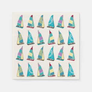 Vintage Dinghies Napkin