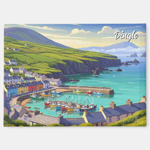 Vintage Dingle Ireland Travel Magnet