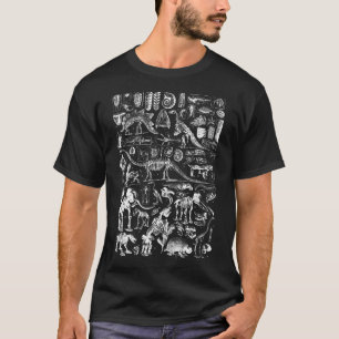 Vintage Dinosaur Fossils T-Rex Paleontology T-Shirt