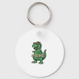 Vintage Dinosaur Sunglasses Prime Cartoon Shirt_1 Keychain