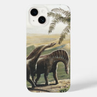 Vintage Dinosaurs, Amargasaurus with Palm Trees