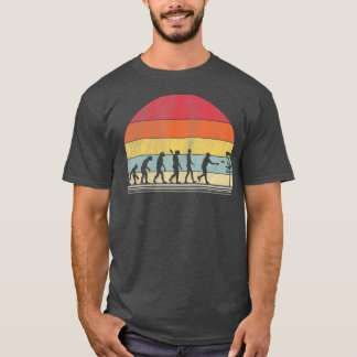 Vintage Disc Golf  Gift Retro Evolution  Disc T-Shirt