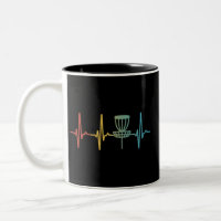 Vintage Disc Golf Retro Heartbeat Gift Disc Golf 