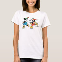 Vintage Disney | Mickey & Minnie Ice Skating