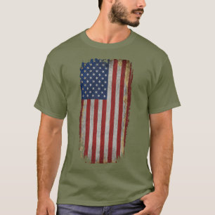 Vintage Distressed American Flag T-Shirt