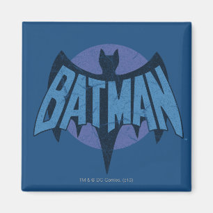 Vintage Distressed Bat Symbol Magnet