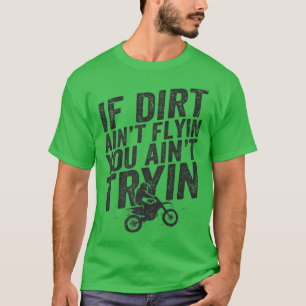 Vintage Distressed Design Dirt Bike Motocross T-Shirt
