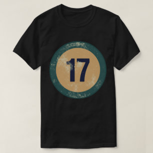 Vintage Distressed Number 17 T-Shirt