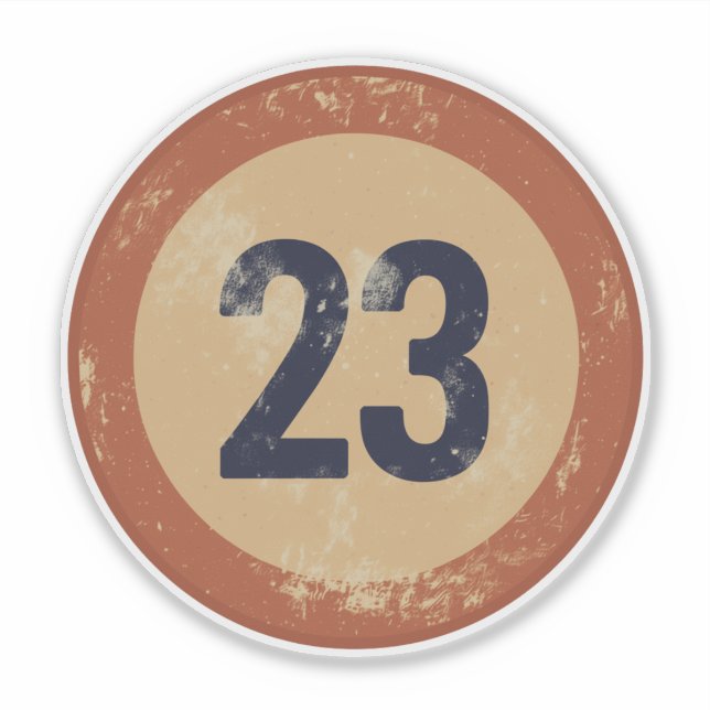 Vintage Distressed Number 23 (Front)