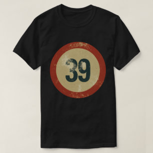 Vintage Distressed Number 39 T-Shirt