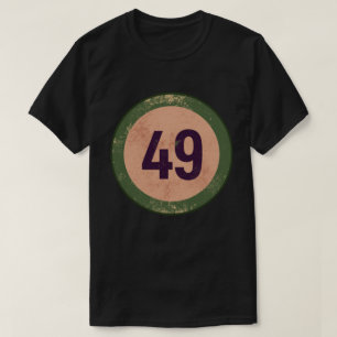 Vintage Distressed Number 49 T-Shirt