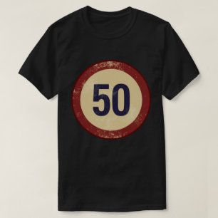 Vintage Distressed Number 50 T-Shirt