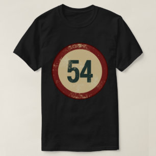 Vintage Distressed Number 54 T-Shirt