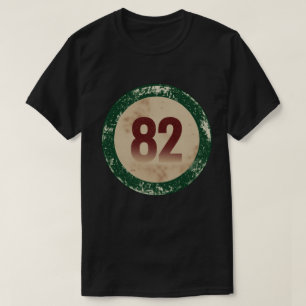Vintage Distressed Number 82 T-Shirt