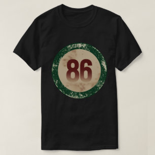 Vintage Distressed Number 86 T-Shirt