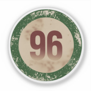 Vintage Distressed Number 96