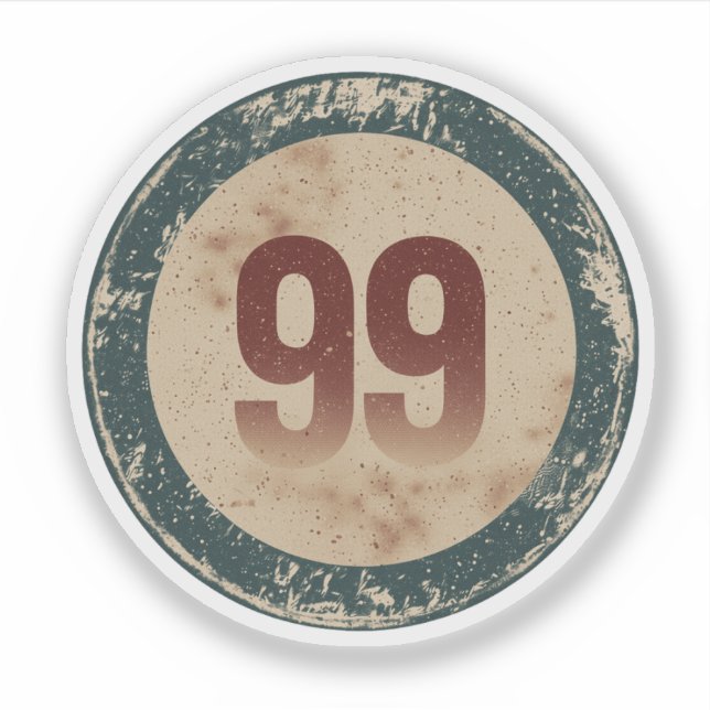 Vintage Distressed Number 99 (Front)