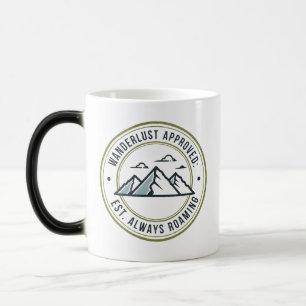 Vintage Distressed Passport Stamp  Magic Mug