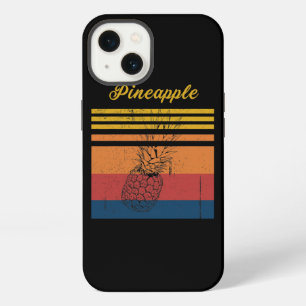 Vintage Distressed Pineapple Retro Summer Vacation iPhone 13 Case