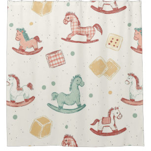Vintage Distressed Rocking Horse Pattern (1)