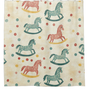 Vintage Distressed Rocking Horse Pattern (6)