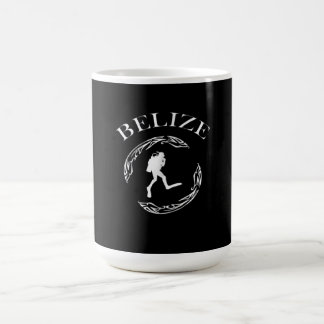 Vintage Diving Belize Scuba Ocean Costume Gift Coffee Mug