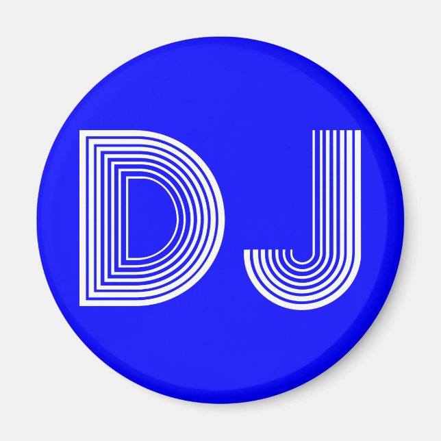 vintage DJ Magnet (Front)