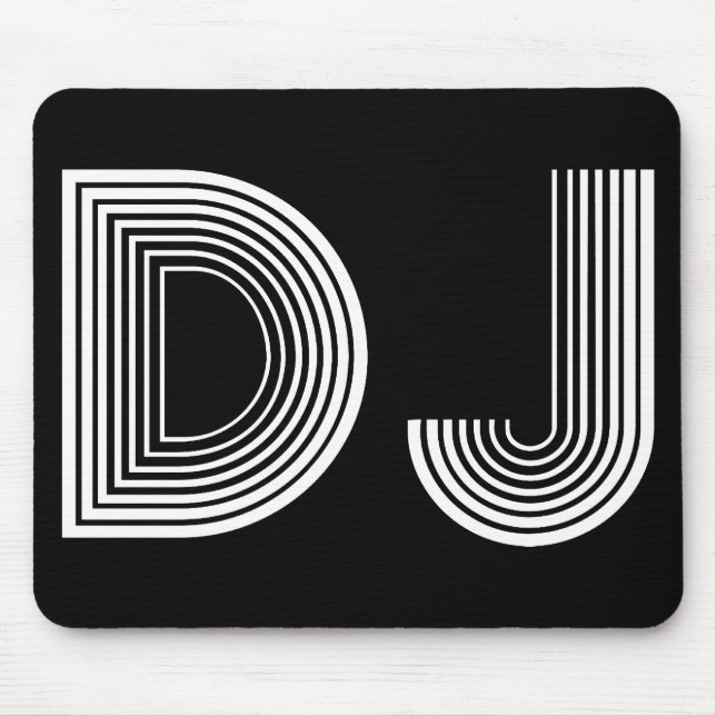 vintage DJ Mouse Pad (Front)