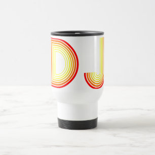 vintage DJ Travel Mug