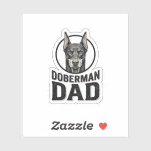 Vintage Doberman Dad Engraving Dog Lover Design_1