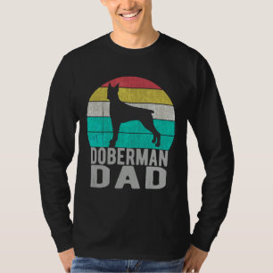 Vintage Doberman Pinscher Dad Retro T-Shirt